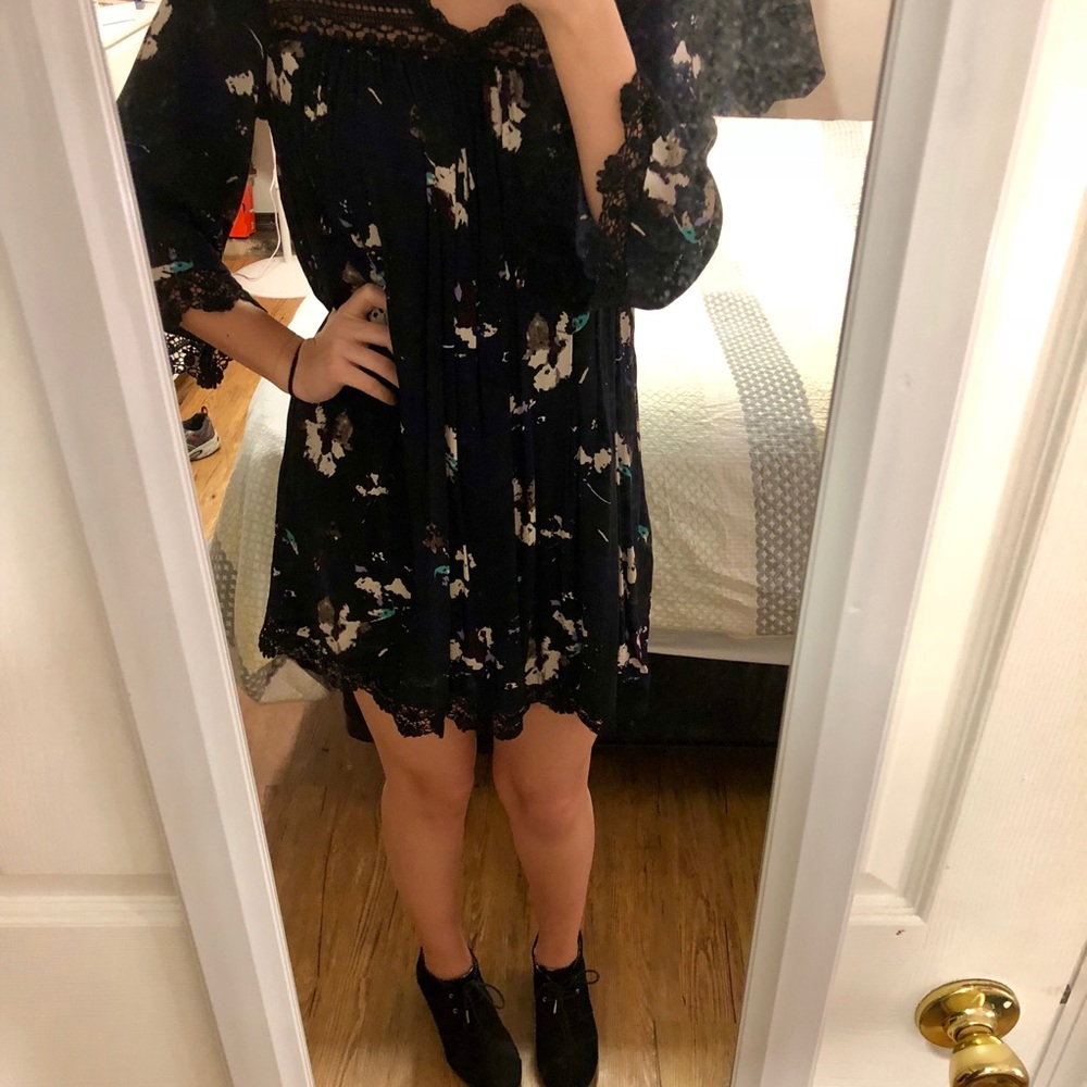 Beautiful black swing dress! Excellent condition